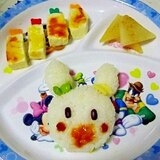 幼児プレート◎豆腐のチーズ焼き